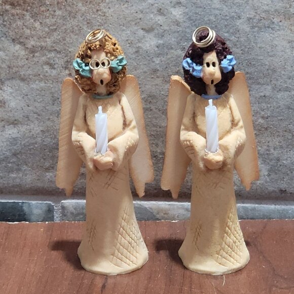 Designs by Diana Angel with Candle Set of 2 - Picture 1 of 9